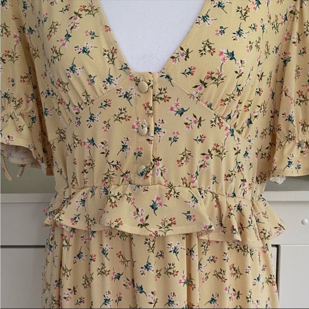 BCBGeneration Women's Floral Printed Mini Dress - Picture 5 of 16